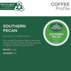 Keurig K-Cups<Green Mountain Southern Pecan Coffee Keurig® K-Cup® Pods, Light Roast, 24/Box (6772)