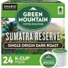 Keurig K-Cups<Green Mountain Sumatra Reserve Coffee, Dark Roast, 0.40 oz. Keurig® K-Cup® Pods, 24/Box (4060)