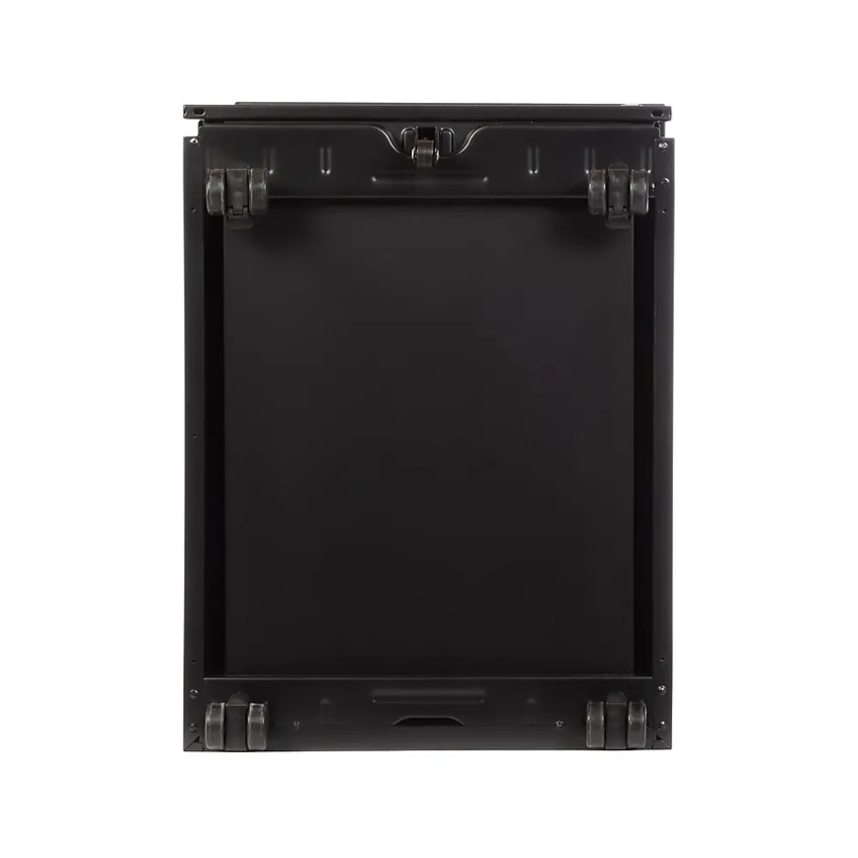 3-Drawer Mobile Vertical File Cabinet, Letter/Legal Size, Lockable, 23.62"H x 15.35"W x 20.47"D, Black (GMCC-00849) File Cabinets
