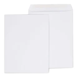 Staples Gummed Catalog Envelopes, 10"L x 13"H, White, 250/Box (486954/17040)* Catalog