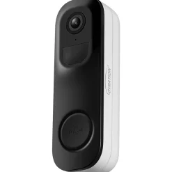 Security Cameras & Systems<Adesso Gyration Cyberview 3000 3 Megapixel Indoor Network Doorbell Camera, White/Black (CYBERVIEW 3000)