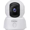 Security Cameras & Systems<Adesso Gyration Cyberview 2000 2 Megapixel Smart WiFi Pan/Tilt Camera, White (CYBERVIEW 2000)