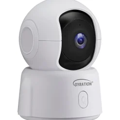 Security Cameras & Systems<Adesso Gyration Cyberview 2000 2 Megapixel Smart WiFi Pan/Tilt Camera, White (CYBERVIEW 2000)