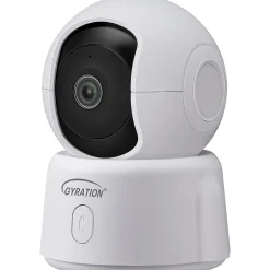 Security Cameras & Systems<Adesso Gyration Cyberview 2000 2 Megapixel Smart WiFi Pan/Tilt Camera, White (CYBERVIEW 2000)