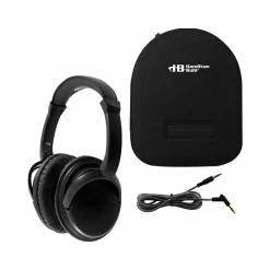 Hamilton Buhl Deluxe Active Noise Canceling Over-Ear Headphones, Black (NCHBC1)