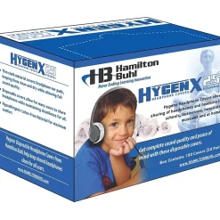 Headphones<Hamilton Buhl ™ HygenX Disposable Headphone Covers, 2.5" - 4" Diameter, 50/PR, 2 PR/BD