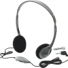 Hamilton Buhl Stereo Headphones, Gray (HA2V)
