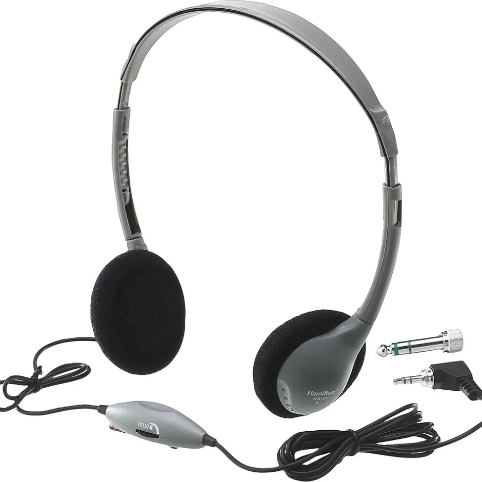 Hamilton Buhl Stereo Headphones, Gray (HA2V)