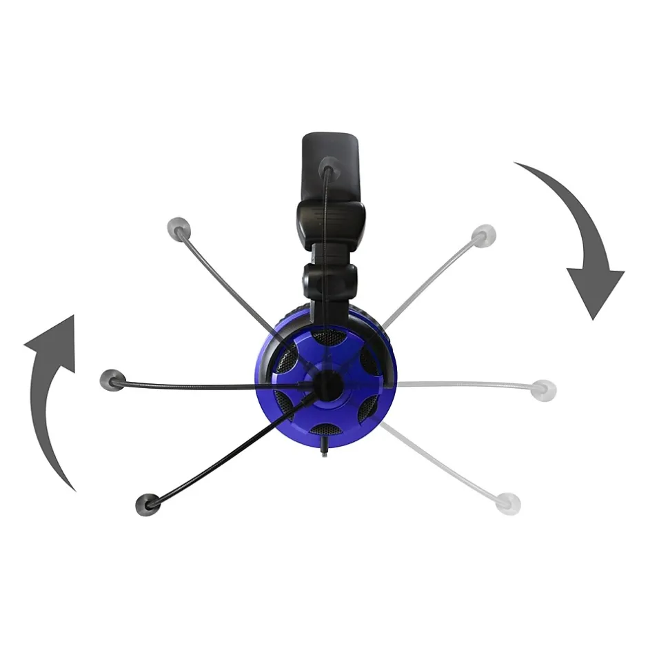 Hamilton Buhl USB-A Noise Canceling Stereo Computer Headset, Blue (TP1-USB)* Headsets