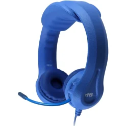 Hamilton Buhl HamiltonBuhl Kid's Flex-Phones TRRS Headset with Gooseneck Microphone, Blue (HECKFX2UBLU)