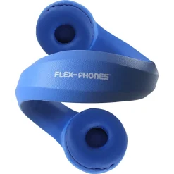 Hamilton Buhl HamiltonBuhl Kid's Flex-Phones TRRS Headset with Gooseneck Microphone, Blue (HECKFX2UBLU)