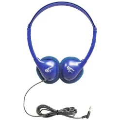 Hamilton Buhl HamiltonBuhl Kids On-Ear Blue Stereo Headphone, Blue, 3/Pack (HECKIDSHA2-3)