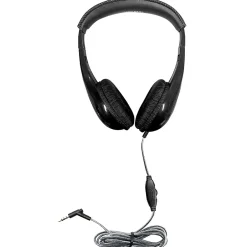 Hamilton Buhl HamiltonBuhl Motive8 Mid-Sized Multimedia Headphone with In-line Volume Control, Black (HECM8BK1)