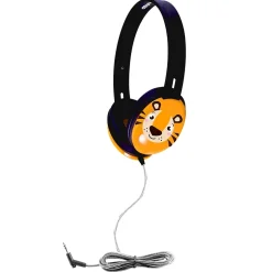 Hamilton Buhl HamiltonBuhl Primo Series Stereo Headphone, Tiger Face, Black/Orange (HECPRM100T)