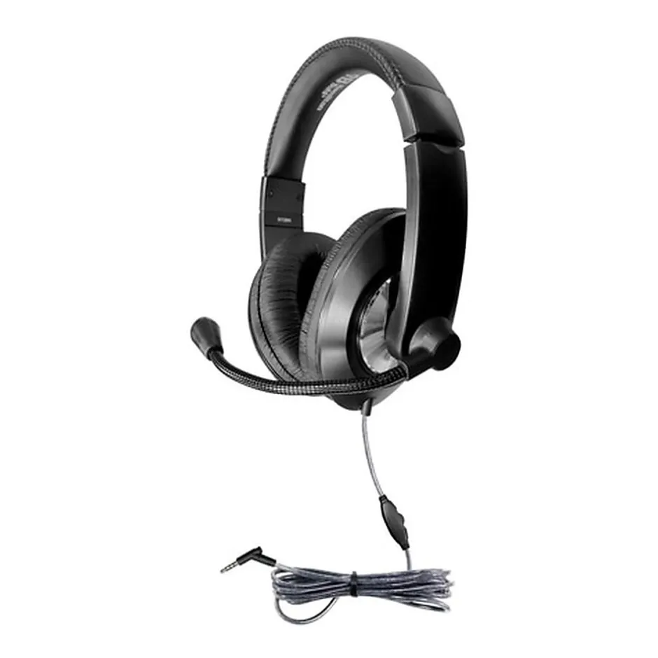 Hamilton Buhl HamiltonBuhl Smart-Trek Deluxe Stereo Headphones, 2/Pack (HECST2BK-2)