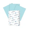 Sale 8.5" x 11" Multipurpose Paper, 65 lbs., Blue, 250 Sheets/Ream, 2 Reams/Pack (400520) Multipurpose Paper