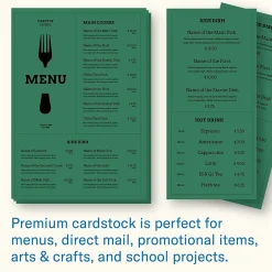 New Premium 110 lb. Cardstock Paper, 8.5