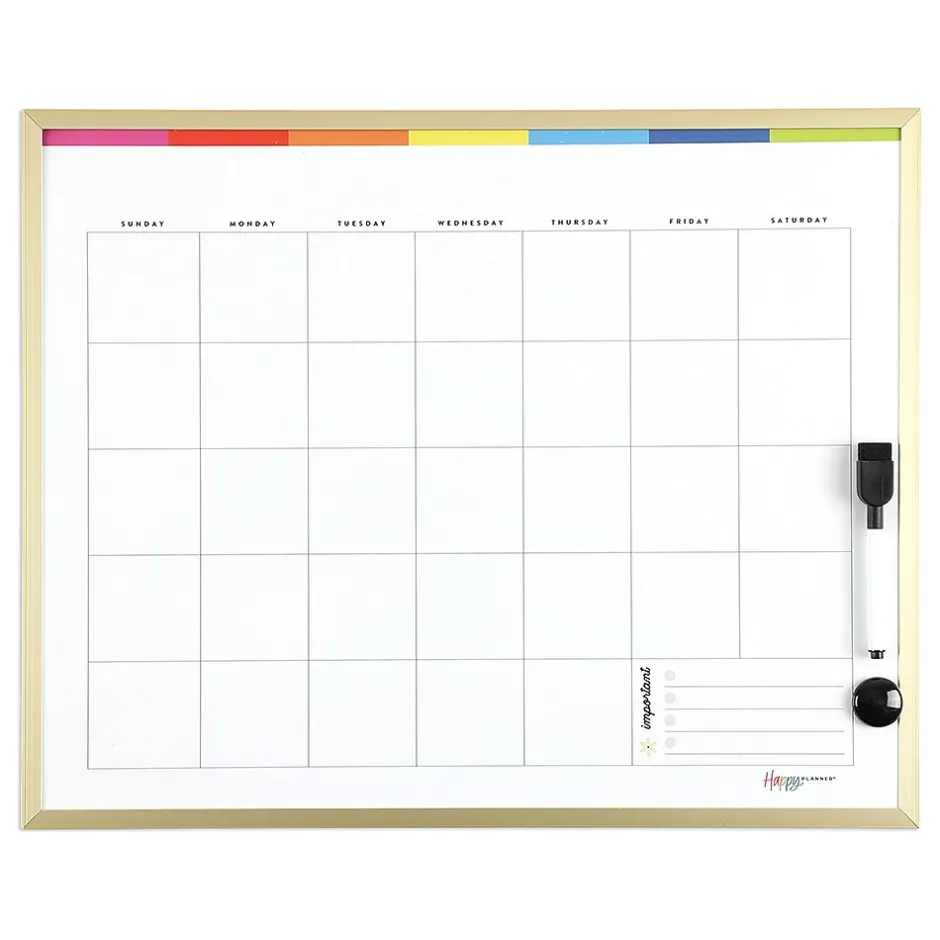 Best Happy Planner Color Block Dry-Erase Whiteboard, 16" x 20" (AF3DEB-031) Dry Erase