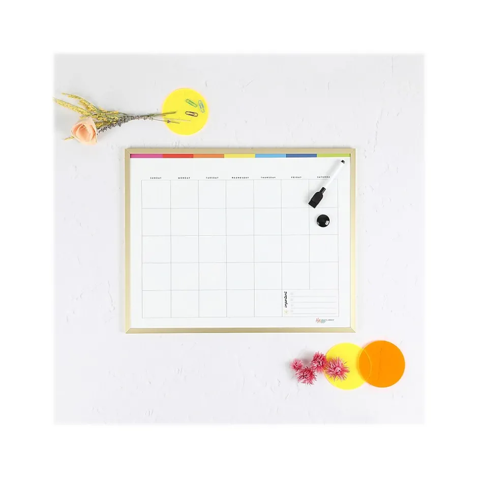 Best Happy Planner Color Block Dry-Erase Whiteboard, 16" x 20" (AF3DEB-031) Dry Erase