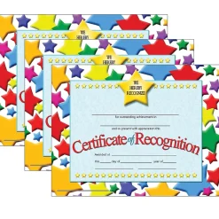 Publishing Certificate of Recognition, 30 Per Pack, 3 Packs (H-VA637-3) Awards & Certificates