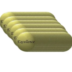 Sale Hayes Publishing Excellence 2" Gold Certificate Seals, 50 Per Pack, 6 Packs (H-VA314-6) Awards & Certificates