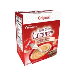 Milk & Creamer<Heartland Hobby Heartland Original Dairy-Free Liquid Coffee Creamer, 0.37 oz., 24/Box (HFP01627BX)