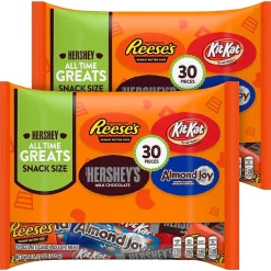 Chocolate<Hershey's All Time Greats 30 Pc. Snack Size Assortment Pack, 15.92 Oz., 2/Pack (246-01148)