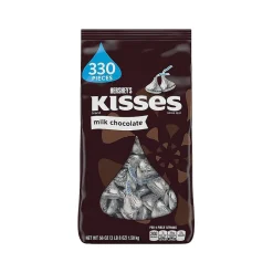 Chocolate<KISSES HERSHEY'S Milk Chocolate Pieces, 56 oz., 330/Bag (HEC12295)