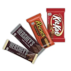 Chocolate<Hershey's , KIT KAT and REESE'S Assorted Milk Chocolate Candy Bars, 45 oz. (HEC20650)