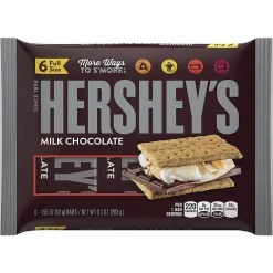 Chocolate<Hershey's Milk Chocolate Candy Bar, 1.55 oz., 2/Pack (246-01029)