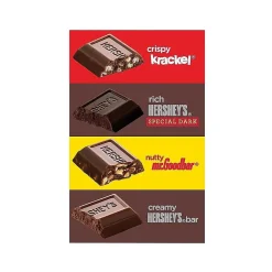 Chocolate<Hershey's Miniatures Assorted Chocolate Candy Bar, 66.7 oz. (246-00055)
