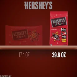 Chocolate<Hershey's Miniatures Assorted Chocolate Candy Bag, 39.6 oz. (HEC45401)
