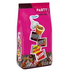 Chocolate<Hershey's Miniatures Assorted Chocolate, Candy Party Pack, 35 oz. (HEC99982)