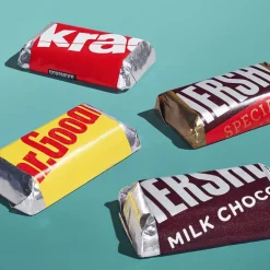 Chocolate<Hershey's Miniatures Variety Milk Chocolate Candy Bar, 56 oz., 180/Bag (HEC21543)