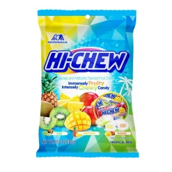 Gummy & Chewy Candy<Hi-Chew Tropical Mix Chews, 3.53 oz, 6/Carton (MOR00434)