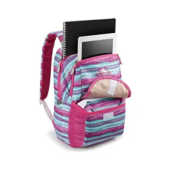 High Sierra Ollie Backpack, Watercolor Stripes, Pink/Blue (138583-9660)