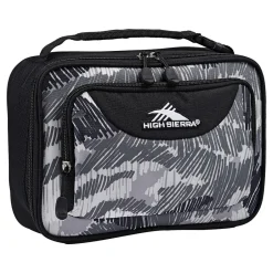 Lunch Boxes & Bags<High Sierra Scribble Camo Lunch Bag, Black/Gray (747159317)