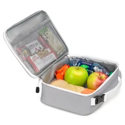 Lunch Boxes & Bags<High Sierra Single Compartment Lunch Bag, Aquamarine/Ash Grey/White (74715-0784)
