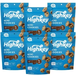 Cookies<HighKey Gluten Free Chocolate Chip Cookies, 2 oz., 6 Packs/Box, 6/Pack ( 600-00270)