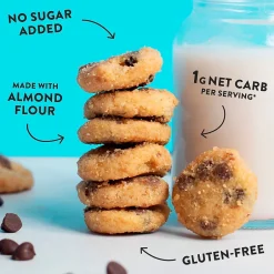 Cookies<HighKey Gluten Free Chocolate Chip Cookies, 2 oz., 6 Packs/Box, 6/Pack ( 600-00270)