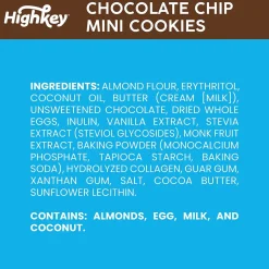 Cookies<HighKey Gluten Free Chocolate Chip Cookies, 2 oz., 6 Packs/Box, 6/Pack ( 600-00270)
