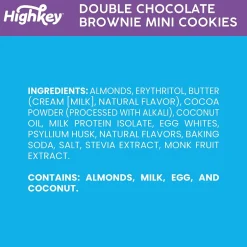 Cookies<HighKey Gluten Free Double Chocolate Brownie Cookies, 2 oz., 6 Packs/Box, 6/Pack (600-00273 )