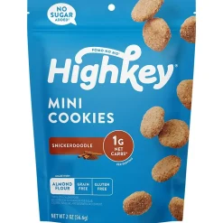 Cookies<HighKey Gluten Free Snickerdoodle Cookies, 2 oz., 6 Packs/Box, 6/Pack (600-00271)