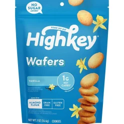Cookies<HighKey Gluten Free Vanilla Wafer Cookies, 2 oz., 6 Packs/Box, 6/Pack (600-00272)