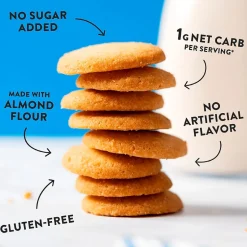 Cookies<HighKey Gluten Free Vanilla Wafer Cookies, 2 oz., 6 Packs/Box, 6/Pack (600-00272)