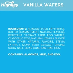 Cookies<HighKey Gluten Free Vanilla Wafer Cookies, 2 oz., 6 Packs/Box, 6/Pack (600-00272)