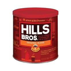 Coffee<Hills Bros. Original Blend Ground Coffee, Medium Roast (MZB43000)