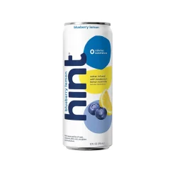 Bottled Water<Hint Blueberry Lemon Flavored Purified Water, 12 fl. oz., 24 Cans/Carton (00337)