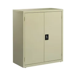 Best 42" Steel Storage Cabinet with 3 Shelves, Putty (22001) Storage Cabinets