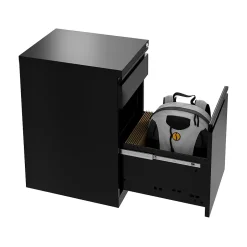 2-Drawer Mobile Vertical File Cabinet, Letter Size, Lockable, 27.75